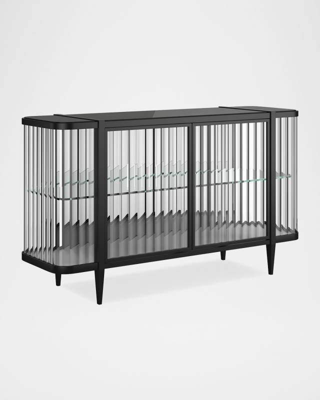Stop and Stare Console, Brushed Deep Bronze